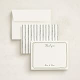 "Handwritten" - Personalized Stationery Cards in Moss by Cass Loh - Assembled
