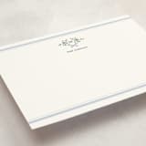 "Southern Mallard Duck" - Personalized Stationery Cards in Powder by Rebecca Marchese - Detail