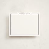 "gentleman" - Personalized Stationery Cards in Darknight Blue by The Social Type - Front
