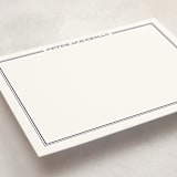 "gentleman" - Personalized Stationery Cards in Darknight Blue by The Social Type - Detail