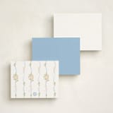 "Cottagecore" - Personalized Stationery Cards in Daphne by Creo Study - Back of Card Options