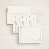 "Cottagecore" - Personalized Stationery Cards in Daphne by Creo Study - Assembled