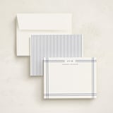 "Modern lines" - Personalized Stationery Cards in Classic Blue by Yuliya Evseeva - Assembled