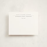 "address" - Personalized Stationery Cards in Pearl by Lori Wemple - Front
