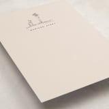 "Sandscape" - Personalized Stationery Cards in Sand by Owl and Toad - Detail