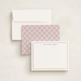 "Modern Colorful Border" - Personalized Stationery Cards in Pastel by Stephanie Heinrich Godbout - Assembled