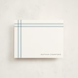 "Framed" - Personalized Stationery Cards in Denim by Jenny Millington - Front