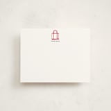 "Boat Tote" - Personalized Stationery Cards in Lobster by Erika Firm - Front