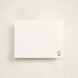 "pearl snap" - Personalized Stationery Cards in Cactus by Megan Davis - Front