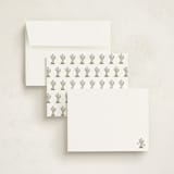 "pearl snap" - Personalized Stationery Cards in Cactus by Megan Davis - Assembled