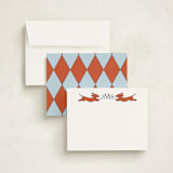 "Follow Your Noses" - Personalized Stationery Cards in Rust by Alize Cetintas Kure - Assembled