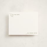 "dirty martini" - Personalized Stationery Cards in Olive by Megan Davis - Front