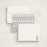"Sardines" - Personalized Stationery Cards in Ink by Megan Davis - Assembled