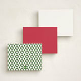 "Strawberry Queen" - Personalized Stationery Cards in Strawberry by Jill Delavan - Back of Card Options