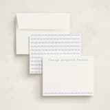 "Petite Elephant" - Personalized Stationery Cards in Bluebell by Megan Davis - Assembled