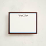 "Aperitif" - Personalized Stationery Cards in Fig by Megan Davis - Front
