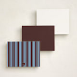 "Aperitif" - Personalized Stationery Cards in Fig by Megan Davis - Back of Card Options