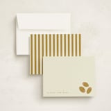 "Olives" - Personalized Stationery Cards in Olive by Sierra Lee - Assembled