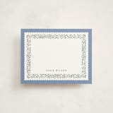 "Parker" - Personalized Stationery Cards in Cornflower by Erin L. Wilson - Front