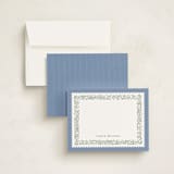 "Parker" - Personalized Stationery Cards in Cornflower by Erin L. Wilson - Assembled