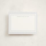 "seersucker" - Personalized Stationery Cards in Sky by Sara Hicks Malone - Front