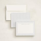 "seersucker" - Personalized Stationery Cards in Sky by Sara Hicks Malone - Assembled