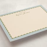 "Parfait" - Personalized Stationery Cards in Ocean by Creo Study - Detail