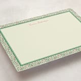 "Petite Fleur" - Personalized Stationery Cards in Meadow by Jenna Holcomb - Detail