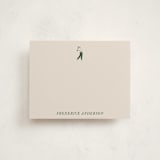 "Golf" - Personalized Stationery Cards in Forest by Vera Lim - Front