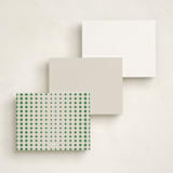 "Golf" - Personalized Stationery Cards in Forest by Vera Lim - Back of Card Options