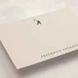 "Golf" - Personalized Stationery Cards in Forest by Vera Lim - Detail