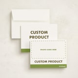"Minted Custom" - Personalized Stationery Cards in Charcoal by Minted Custom - Assembled