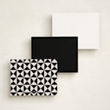 "just a note" - Personalized Stationery Cards in Noir by Jackie Crawford - Back of Card Options