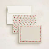 "Pom Poms" - Personalized Stationery Cards in Sugar Cookie by Joanna Griffin - Assembled