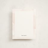 "Initials" - Personalized Stationery Cards in Blush by Jennifer Postorino - Front