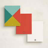 "Oval-blocked" - Personalized Stationery Cards in Gumdrops by Stacey Day - Back of Card Options