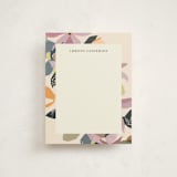 "flower press" - Personalized Stationery Cards in Mauve by Peony Rose Design - Front