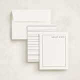 "Minimal border" - Personalized Stationery Cards in Coal by Hudson meet Rose - Assembled