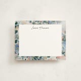 "Morning Light" - Personalized Stationery Cards in Fresh Blue by Sonal Nathwani - Front