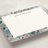 "Morning Light" - Personalized Stationery Cards in Fresh Blue by Sonal Nathwani - Detail