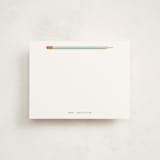 "Number 1" - Personalized Stationery Cards in Mint by Baumbirdy - Front