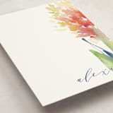 "Big Bloom" - Personalized Stationery Cards in Petal by sue prue - Detail