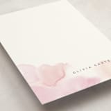 "Offshore" - Personalized Stationery Cards in Coral by Creo Study - Detail