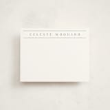 "Refinery" - Personalized Stationery Cards in Cotton by Stacey Meacham - Front