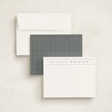 "Refinery" - Personalized Stationery Cards in Cotton by Stacey Meacham - Assembled