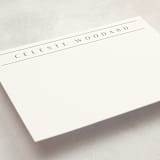 "Refinery" - Personalized Stationery Cards in Cotton by Stacey Meacham - Detail
