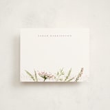 "Floral Impression" - Personalized Stationery Cards in Rose by frau brandt - Front