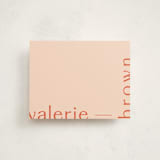 "Diamond" - Personalized Stationery Cards in Citrus by Blustery August - Front