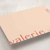 "Diamond" - Personalized Stationery Cards in Citrus by Blustery August - Detail