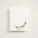 "Cameo" - Personalized Stationery Cards in Sage by Erin L. Wilson - Front